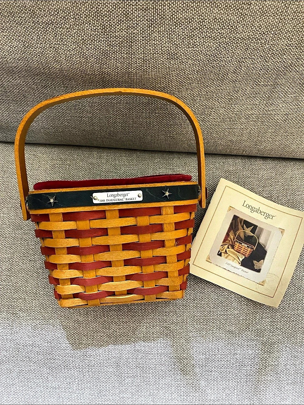 Longaberger 2001 Inaugural Basket